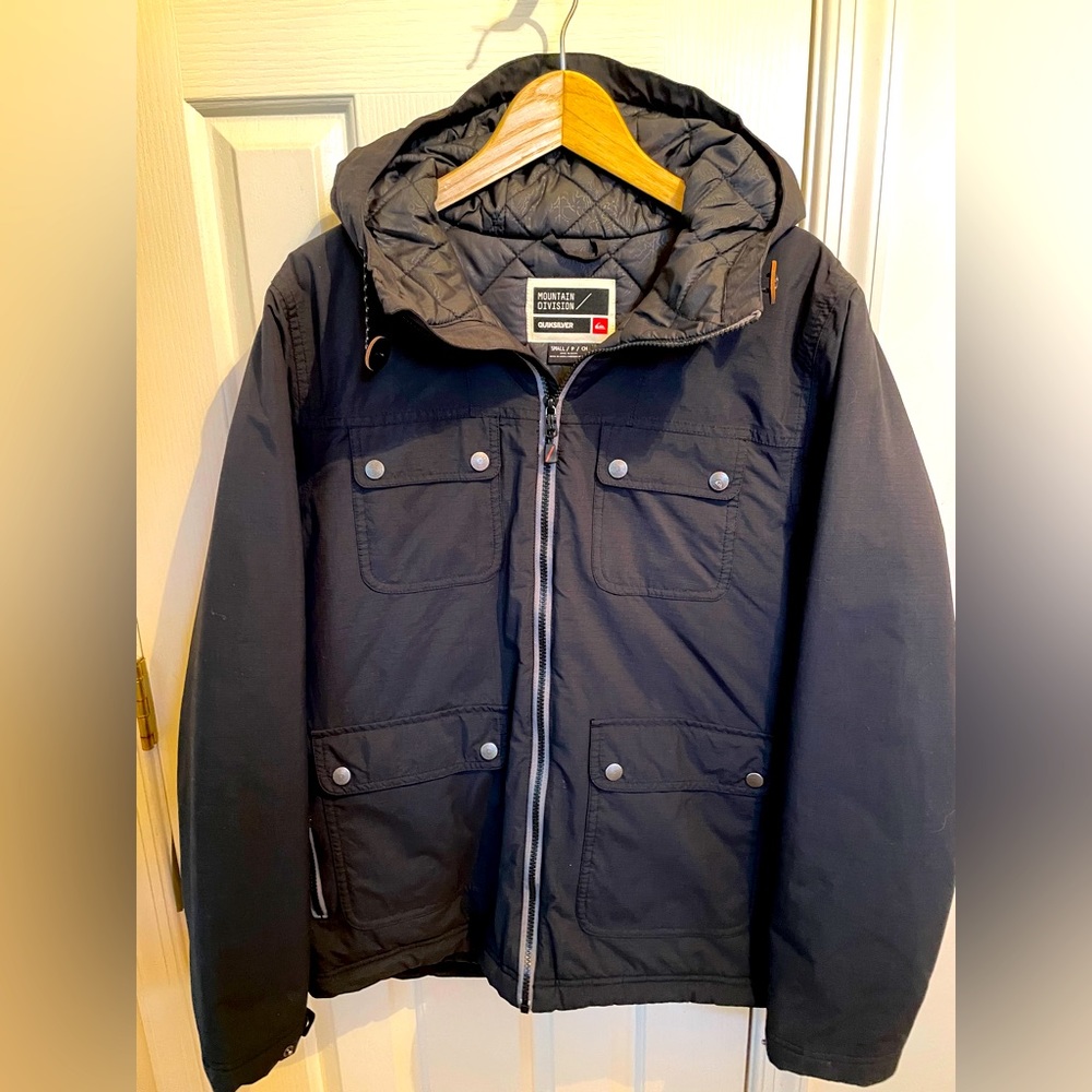 Quiksilver Backwoods Snowboarding Jacket - Wind & Waterproof Parka